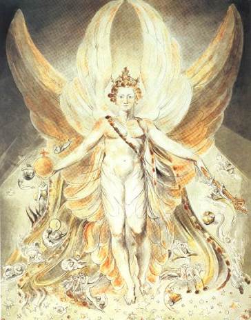 William Blake Satan in Glory