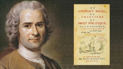 rousseau- Rousseau's monumental work, Of The Social Contract, Or Principles of Political Right