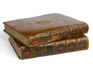 L0051107 'Zoonomia; or, the laws of organic life', by E. Darwin Credit: Wellcome Library, London. Wellcome Images images@wellcome.ac.uk http://wellcomeimages.org Volumes 1 and 2 of 'Zoonomia; or, the laws of organic life', by Erasmus Darwin. Photograph shows cover and spines 1794 - 1796 Zoonomia; or, the laws of organic life / Erasmus Darwin Published: 1794-1796. Copyrighted work available under Creative Commons Attribution only licence CC BY 4.0 http://creativecommons.org/licenses/by/4.0/