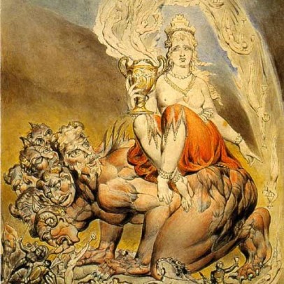 William Blake - Whore of Babylon