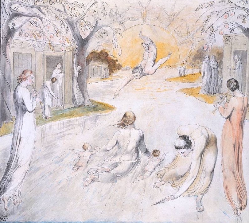 The River of Life circa 1805 William Blake 1757-1827 Bequeathed by W. Graham Robertson 1949 http://www.tate.org.uk/art/work/N05887